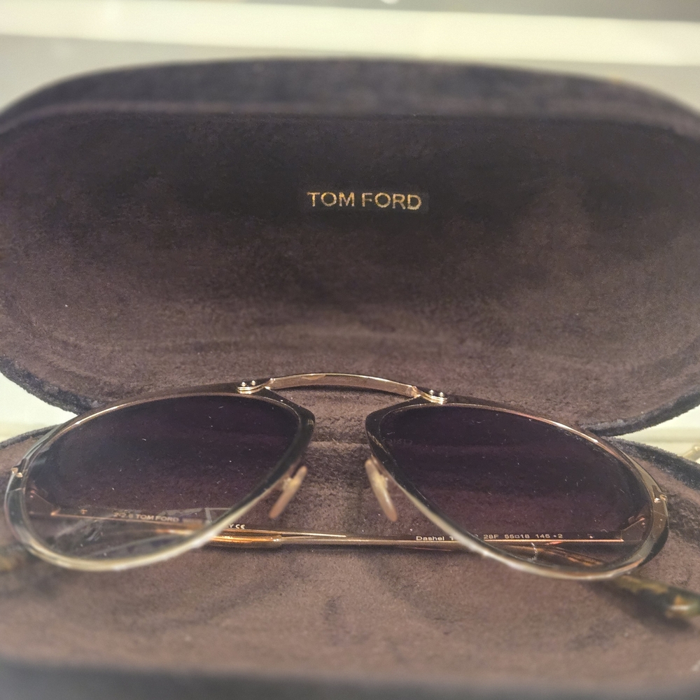 Tom Ford Sunglasses - Gold and Brown